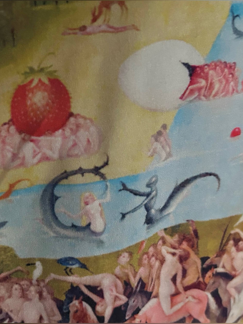 INCREDIBLE The Garden of Earthly Delights Blackmilk Top Art Boho Avant- Garde - Picture 11 of 16